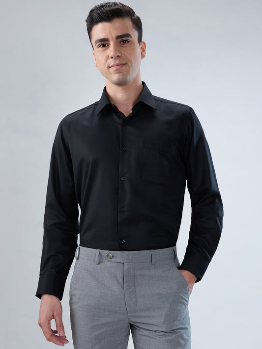 Park Avenue Black Formal Shirt