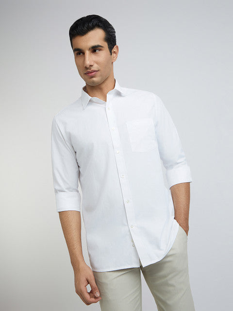 Men Regular Fit Blue Shirt