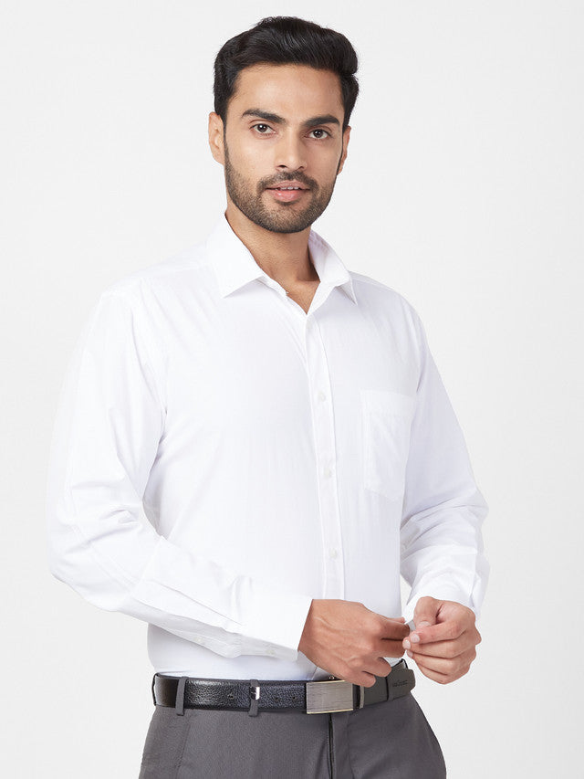 Park Avenue White Formal Shirt