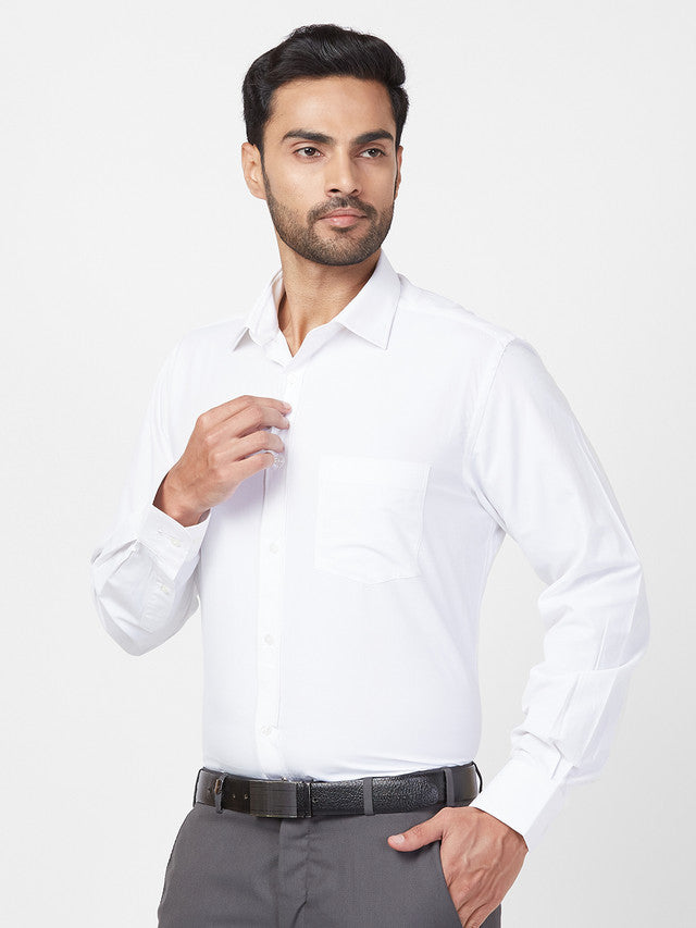 Park Avenue White Formal Shirt