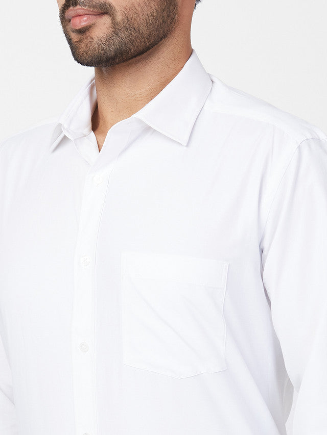 Park Avenue White Formal Shirt