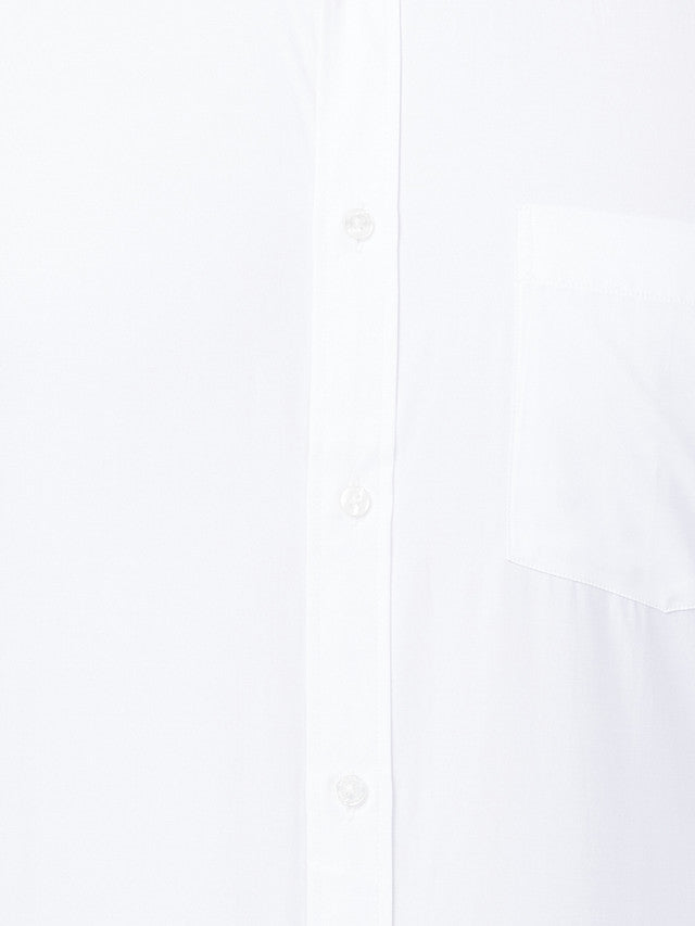 Park Avenue White Regular Fit Cotton Blend Formal Shirt