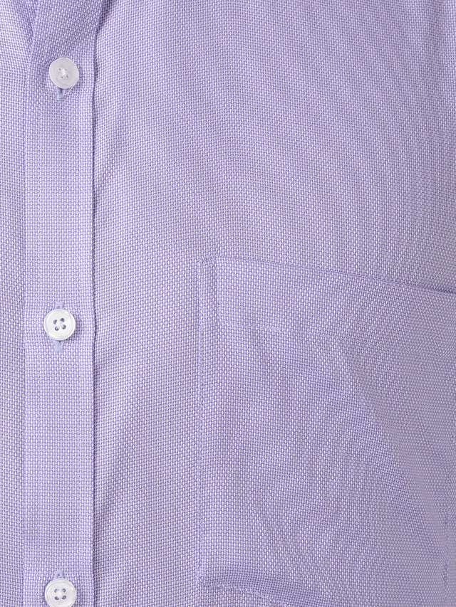 Park Avenue Purple Structure Regular Fit Cotton Formal Shirt