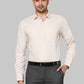 Park Avenue Beige Formal Shirt