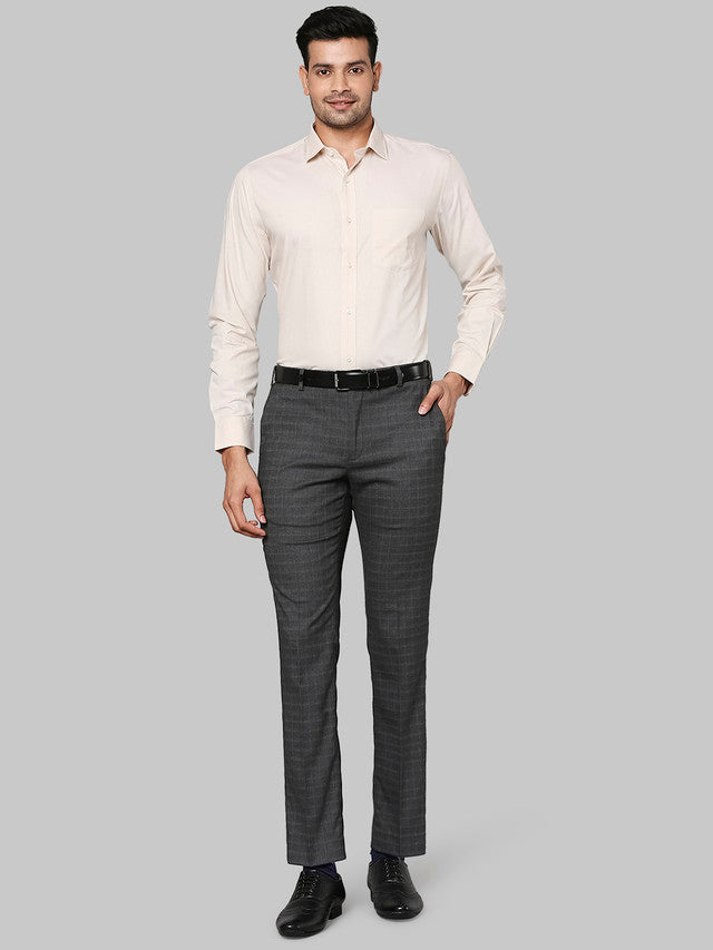 Park Avenue Beige Formal Shirt