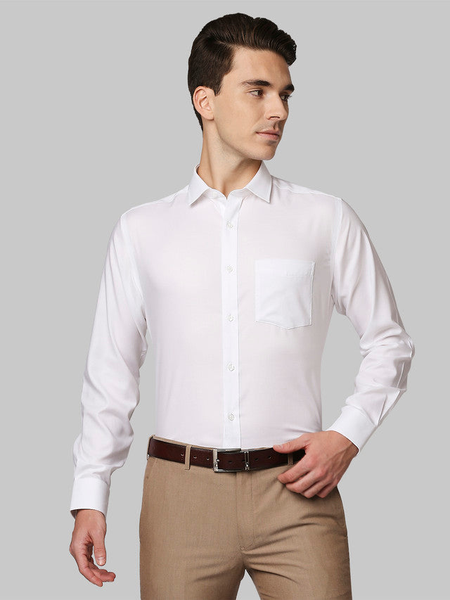 Park Avenue White Formal Shirt