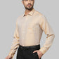 Park Avenue Beige Formal Shirt