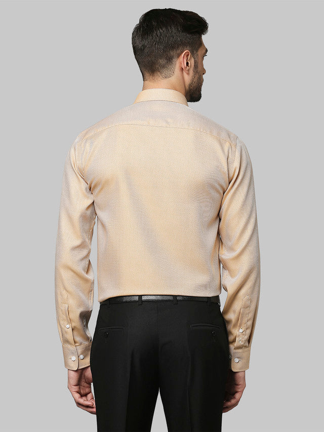 Park Avenue Beige Formal Shirt