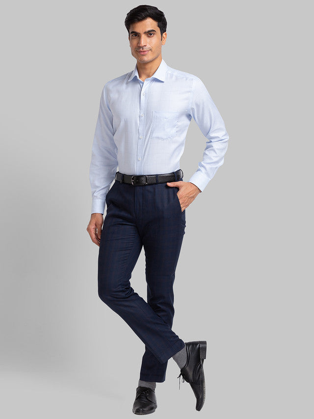 Park Avenue Blue Formal Shirt