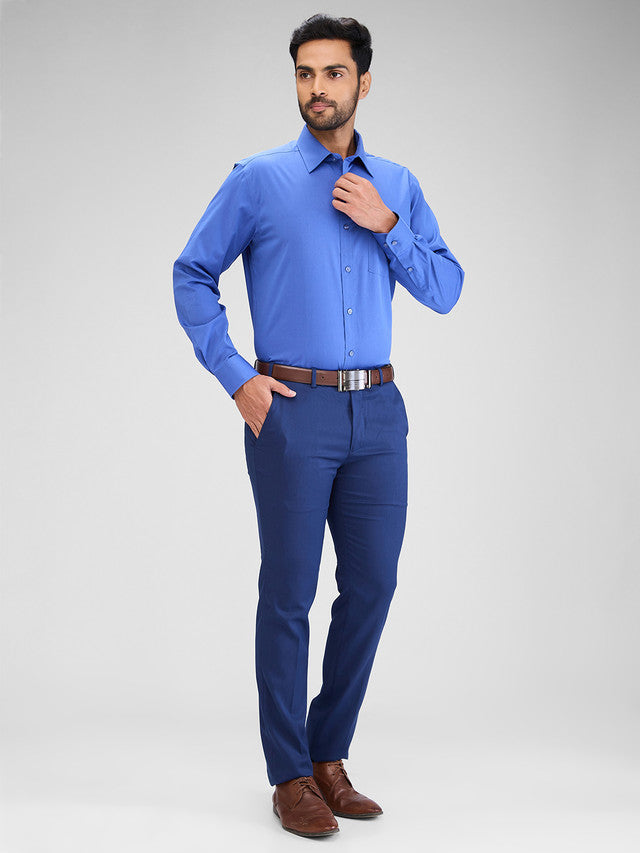 Park Avenue Blue Formal Shirt