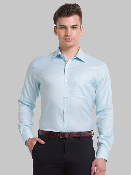 Park Avenue Green Formal Shirt