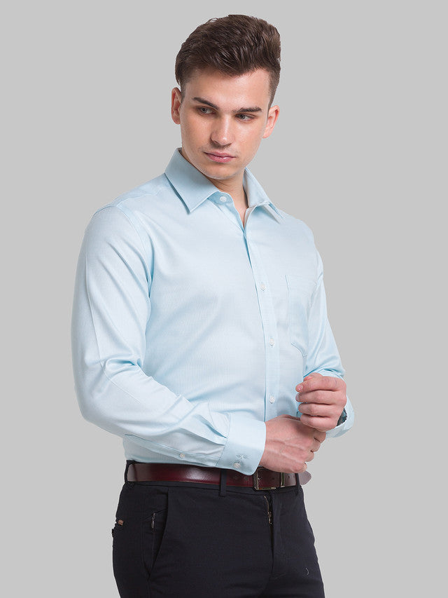 Park Avenue Green Formal Shirt