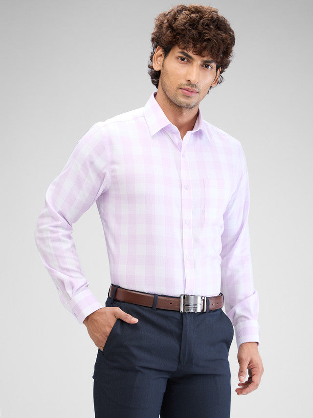 Park Avenue Purple Formal Shirt