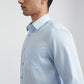 Men Fawn Regular Fit Structure Cotton Full Sleeve Shirts