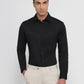Park Avenue Men Black Regular Fit Structure Formal Shirt