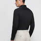 Park Avenue Men Black Regular Fit Structure Formal Shirt