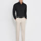 Park Avenue Men Black Regular Fit Structure Formal Shirt