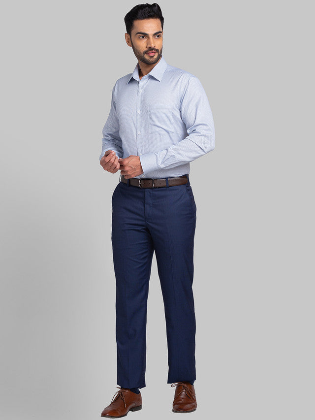 Park Avenue Blue Formal Shirt