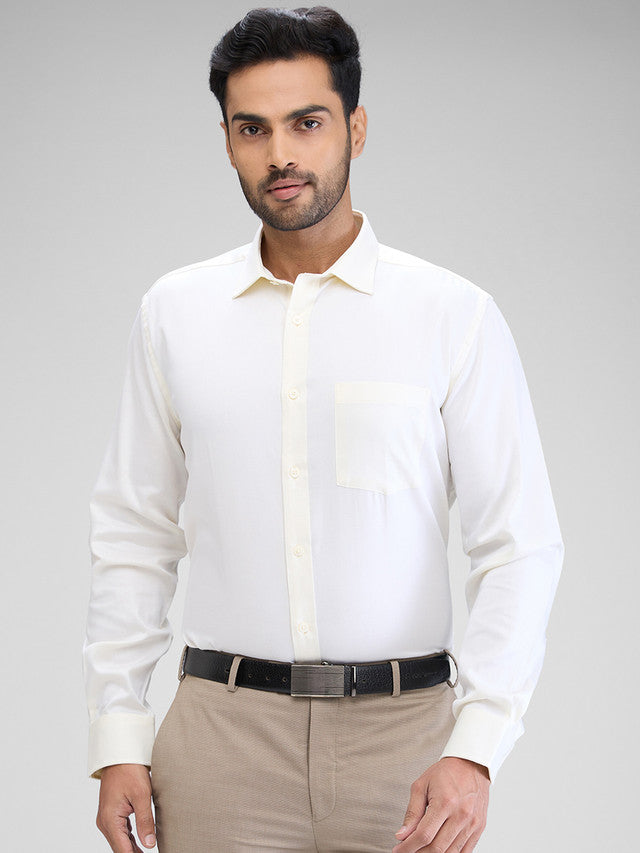 Park Avenue Yellow Formal Shirt