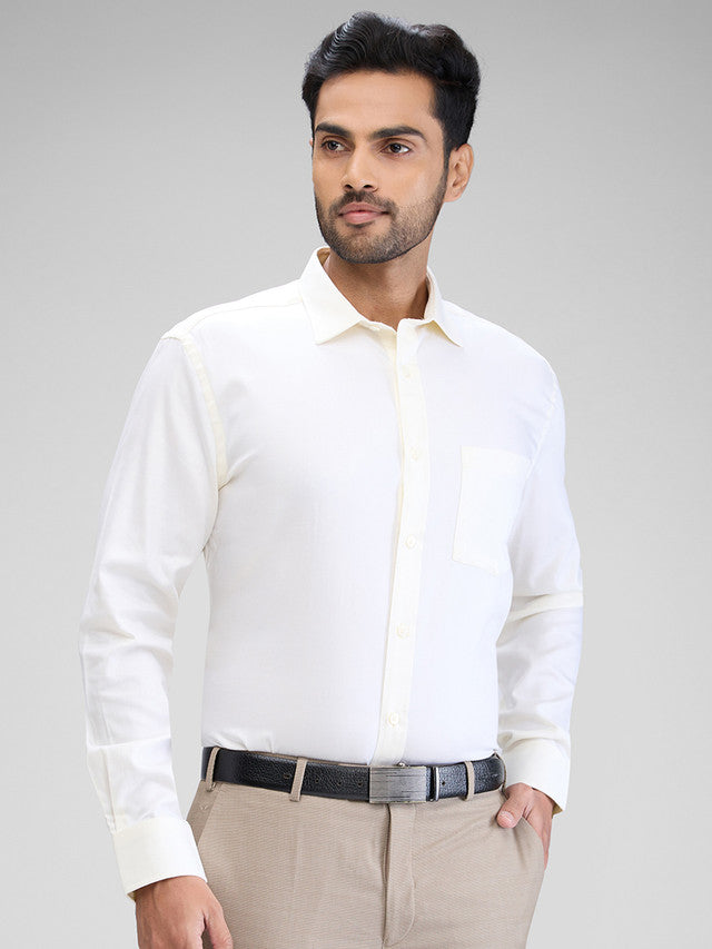 Park Avenue Yellow Formal Shirt