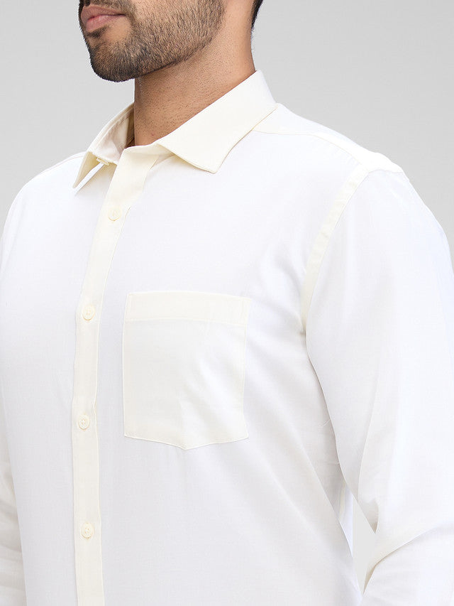 Park Avenue Yellow Formal Shirt