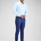 Park Avenue Blue Formal Shirt