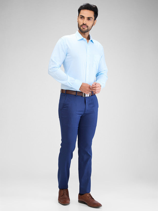 Park Avenue Blue Formal Shirt