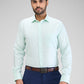 Park Avenue Green Formal Shirt