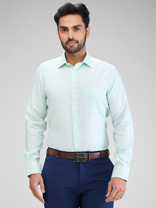 Park Avenue Green Formal Shirt