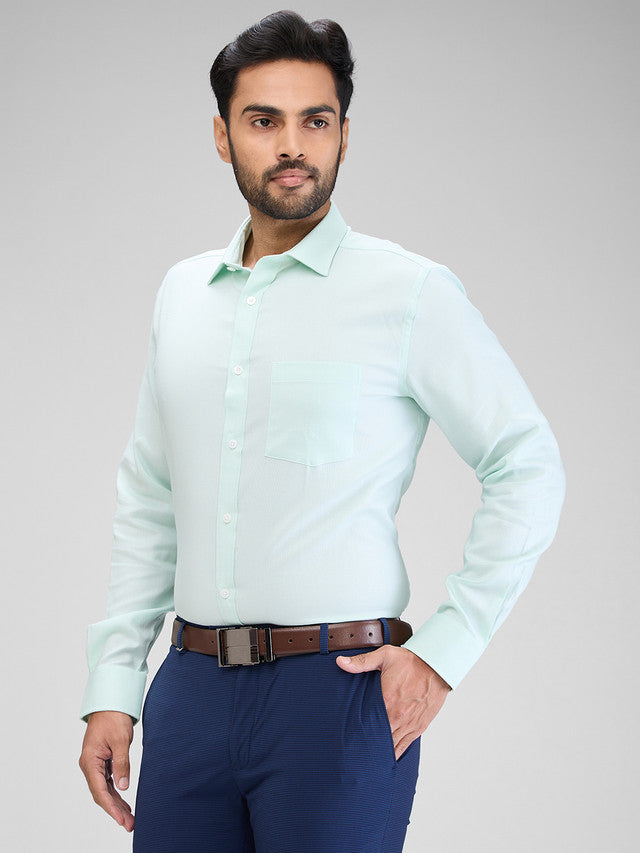 Park Avenue Green Formal Shirt