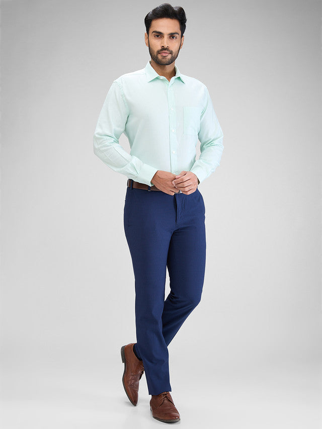 Park Avenue Green Formal Shirt