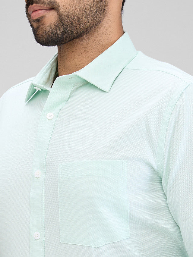 Park Avenue Green Formal Shirt