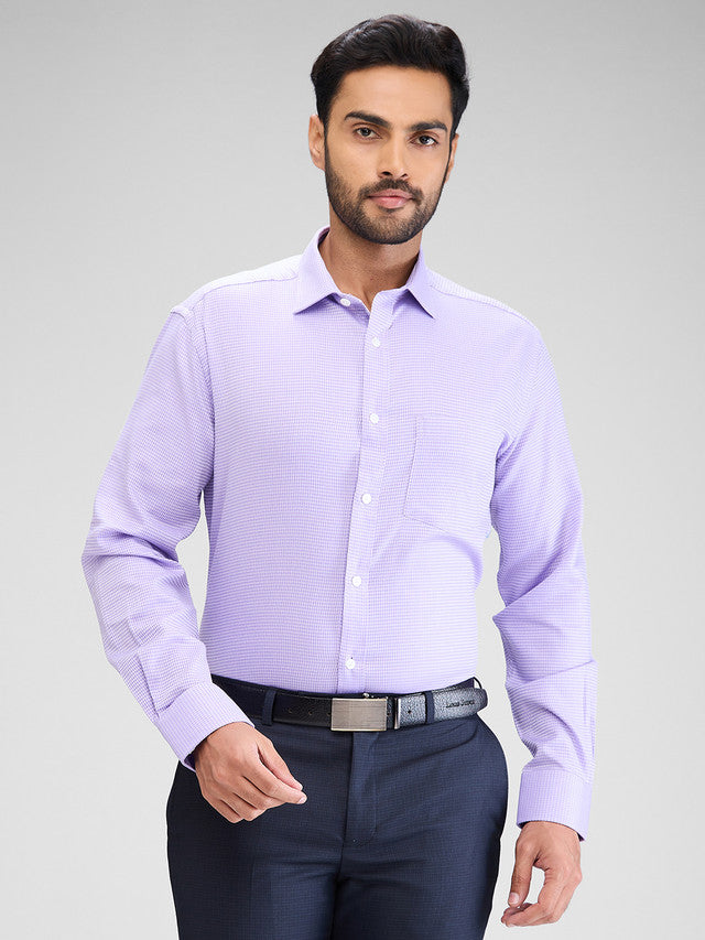 Park Avenue Purple Formal Shirt