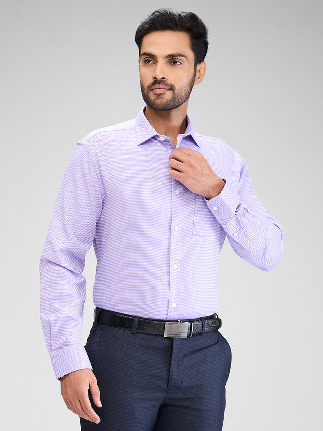 Park Avenue Purple Formal Shirt