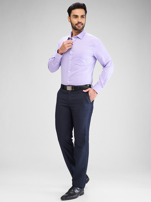 Park Avenue Purple Formal Shirt