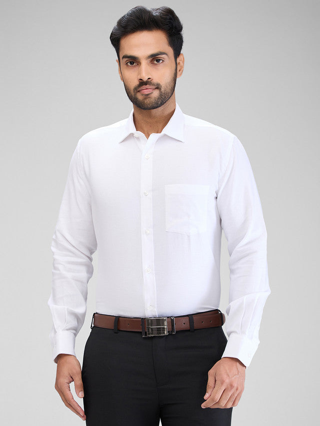 Park Avenue White Formal Shirt