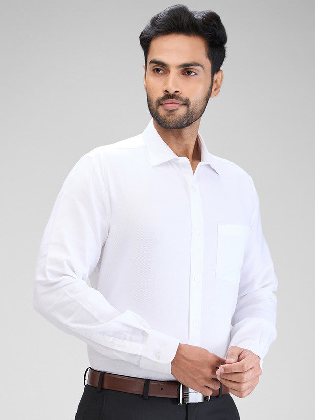 Park Avenue White Formal Shirt