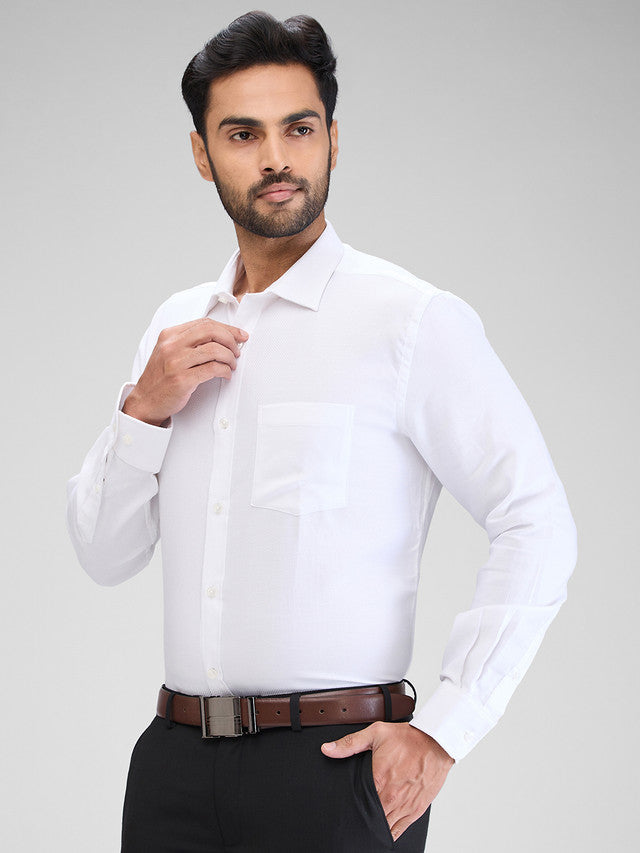 Park Avenue White Formal Shirt