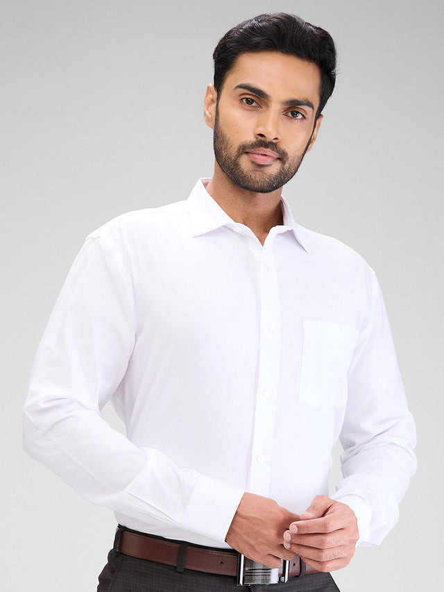 Park Avenue White Formal Shirt