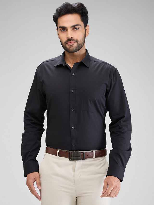 Park Avenue Black Formal Shirt