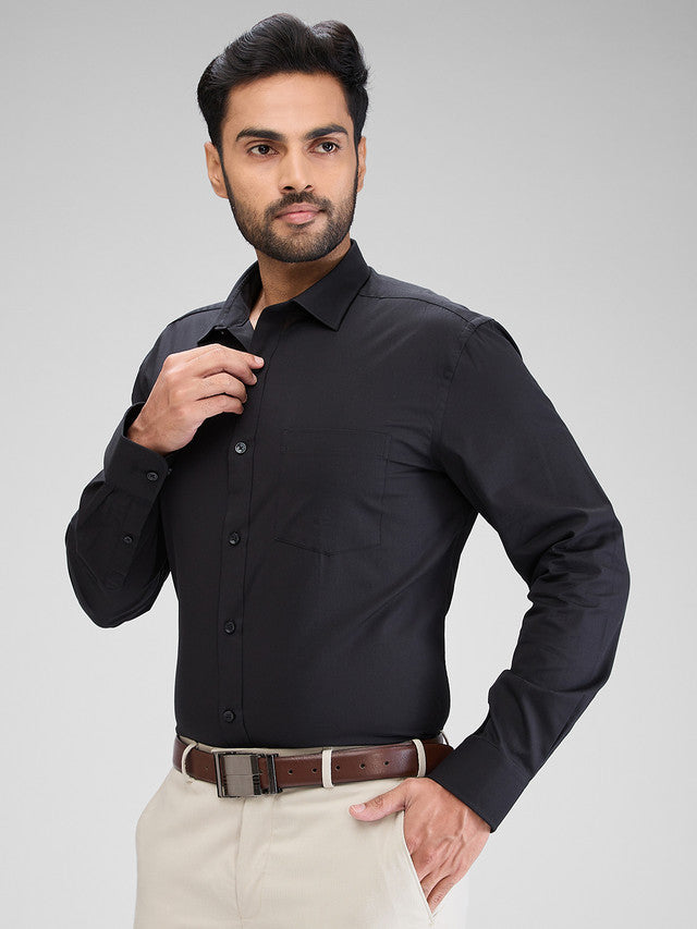 Park Avenue Black Formal Shirt