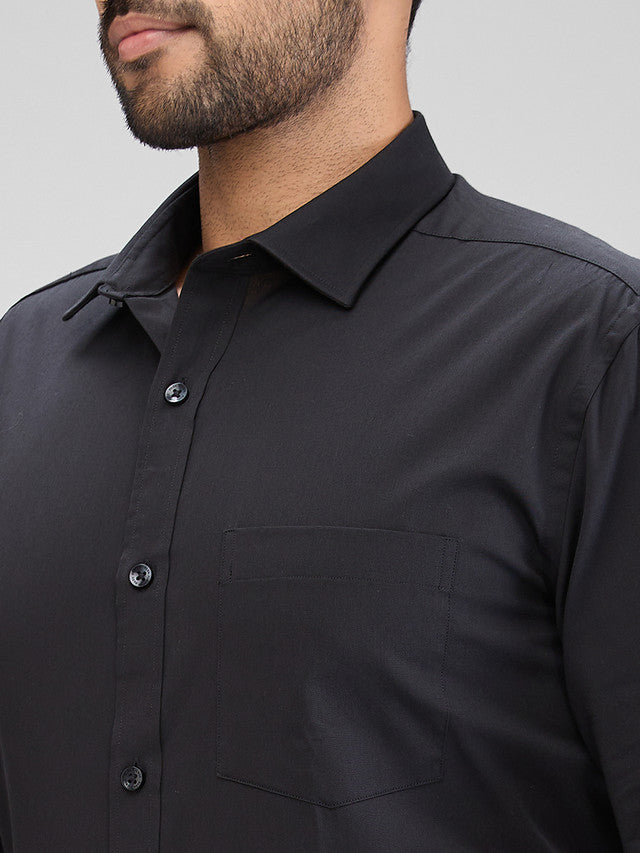 Park Avenue Black Formal Shirt