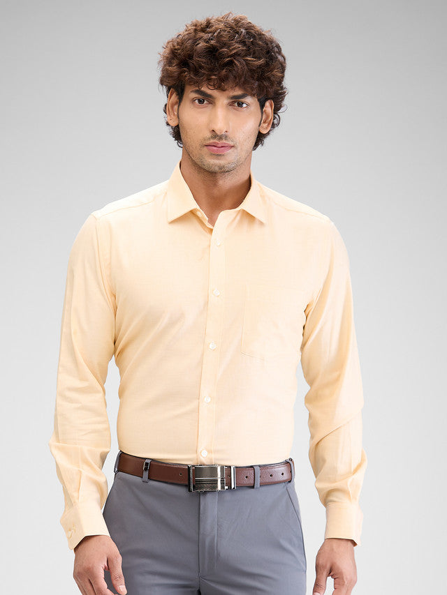 Park Avenue Yellow Formal Shirt