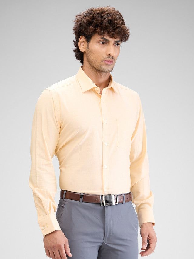 Park Avenue Yellow Formal Shirt