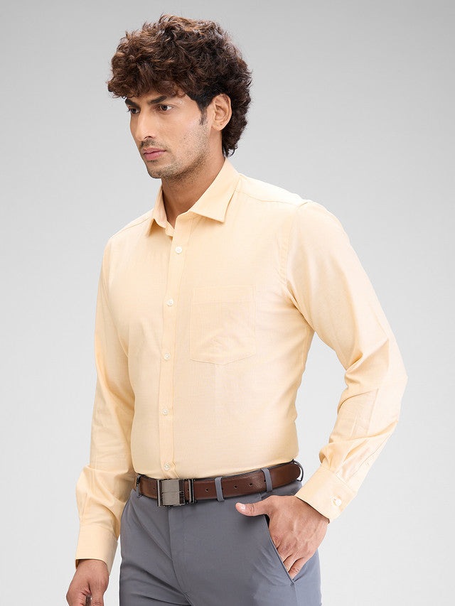 Park Avenue Yellow Formal Shirt