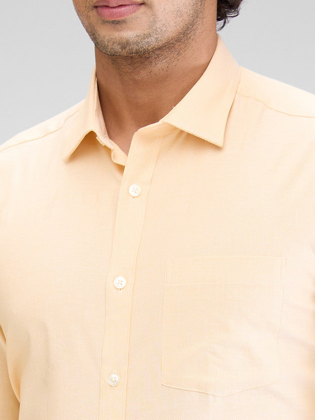 Park Avenue Yellow Formal Shirt