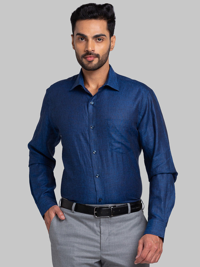 Park Avenue Blue Formal Shirt