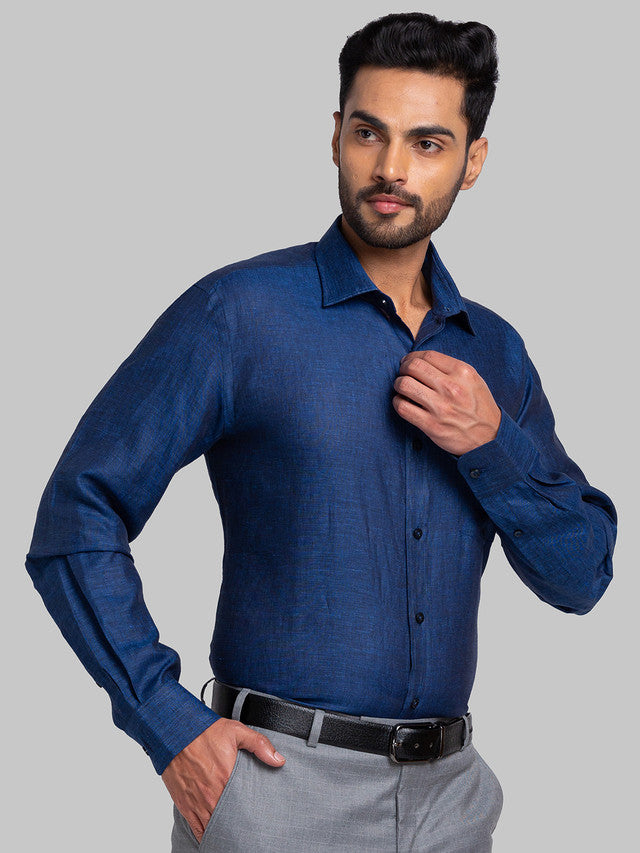 Park Avenue Blue Formal Shirt