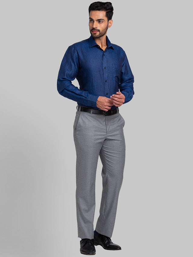 Park Avenue Blue Formal Shirt