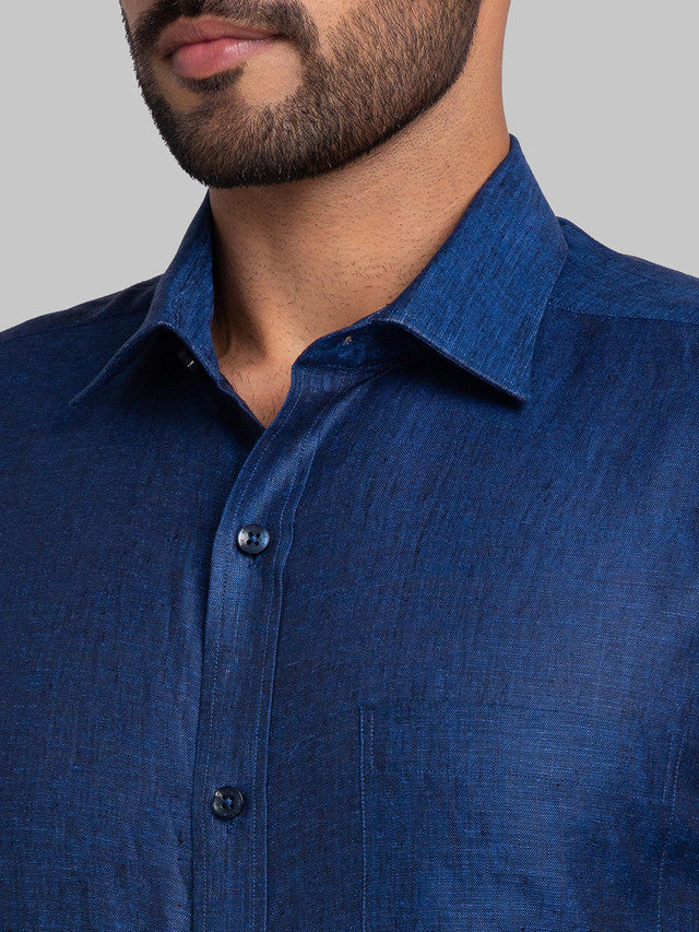 Park Avenue Blue Formal Shirt